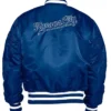 Kansas City Royals Ma-1 Blue Bomber Jacket Back