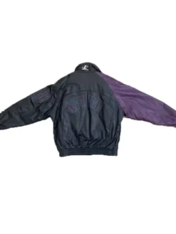 Kip Anaheim Ducks Leather Vintage Bomber Jacket Back