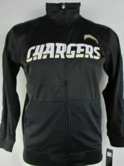 Kylee Los Angeles Chargers Black Track Jacket