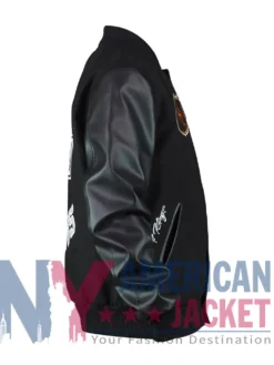 LA Kings Black Out Logo Team Varsity Jacket