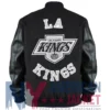 LA Kings Black Out Team Logo Varsity Jacket