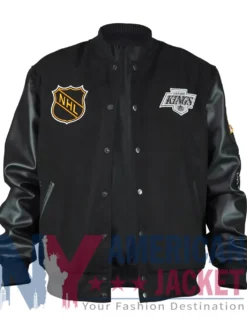 LA Kings Varsity Black Out Team Logo Jacket