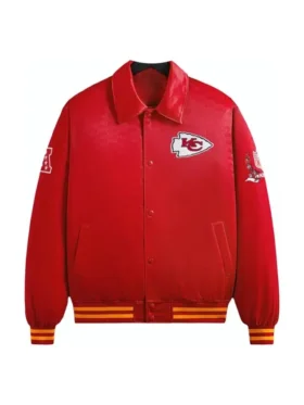 Lexus Cronin Kith X NFL Chiefs Red Wool Varsity Jacket
