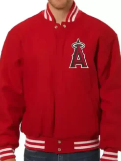 Los Angeles Angels Wool Varsity Red Jacket