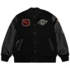 Los Angeles Kings Black Vintage Wool Varsity Jacket