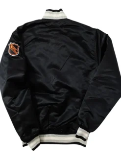 Los Angeles Kings Vintage Satin Varsity Jacket Back
