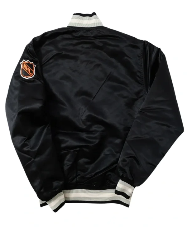 Los Angeles Kings Vintage Satin Varsity Jacket Back