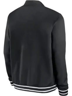 MLB Chicago White Sox Black Bomber Jacket Back