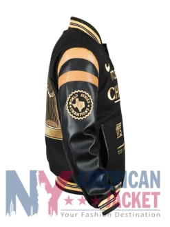 MLB Texas Rangers Champions Varsity Black Jacket