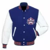 MLB Texas Rangers Classic Blue Wool Varsity Jacket