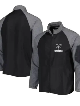 Mae Lind Las Vegas Raiders Full-Zip Windbreaker Jacket