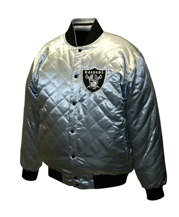 Magnus Carter Las Vegas Raiders Quilted Varsity Jacket
