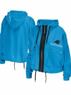Marlo NFL Carolina Panthers Blue Hooded Jacket