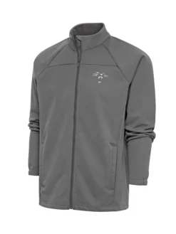 Matteo Carolina Panthers Logo Grey Zip Jacket