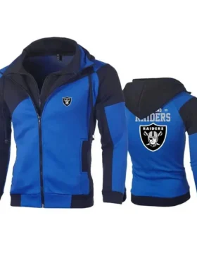 Maxie Hackett Las Vegas Raiders Jameson Blue Fleece Jacket