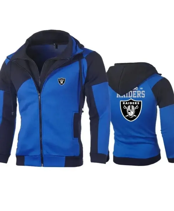 Maxie Hackett Las Vegas Raiders Jameson Blue Fleece Jacket