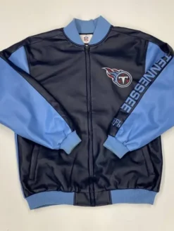 Meredith Team Tennessee Titans Tad Davis Zip Bomber Jacket
