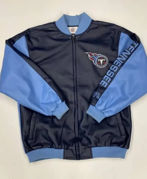 Meredith Team Tennessee Titans Tad Davis Zip Bomber Jacket