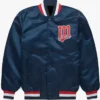 Minnesota Twins 1980s Diamond Navy Satin Varsity Jacket
