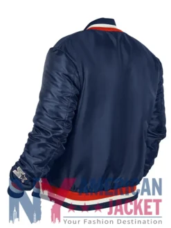 Minnesota Twins 1980s Diamond Navy Satin Varsity Jacket