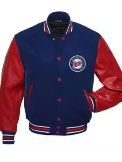 Minnesota Twins Red And Blue Wool Varsity Jacket