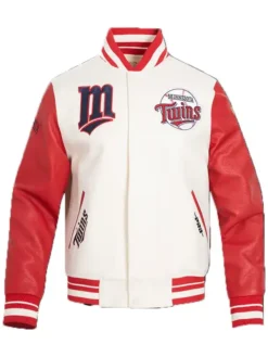 Minnesota Twins Retro Varsity Classic Rib Wool Varsity Jacket