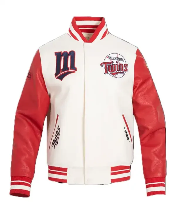 Minnesota Twins Retro Varsity Classic Rib Wool Varsity Jacket