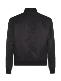 Minnesota Wild Black Vintage Bomber Jacket Back