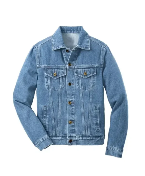 Minnesota Wild Blue Trucker Denim Jacket