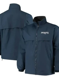 Miquela New England Patriots Navy Track Jacket
