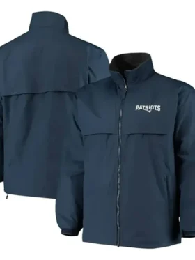 Miquela New England Patriots Navy Track Jacket