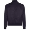 Montreal Canadiens Lightweight Navy Blue Bomber Jacket Back