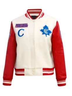Montreal Canadiens Retro Classic Rib Letterman Varsity Jacket