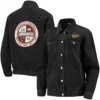 Myles Washington Commanders Black Denim Jacket