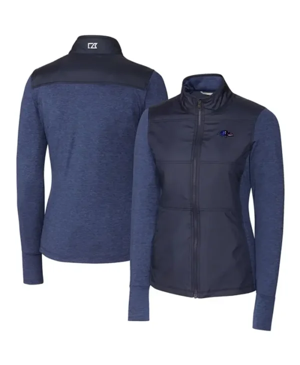 NFL Carolina Panthers Stealth Blue Zip Jacket