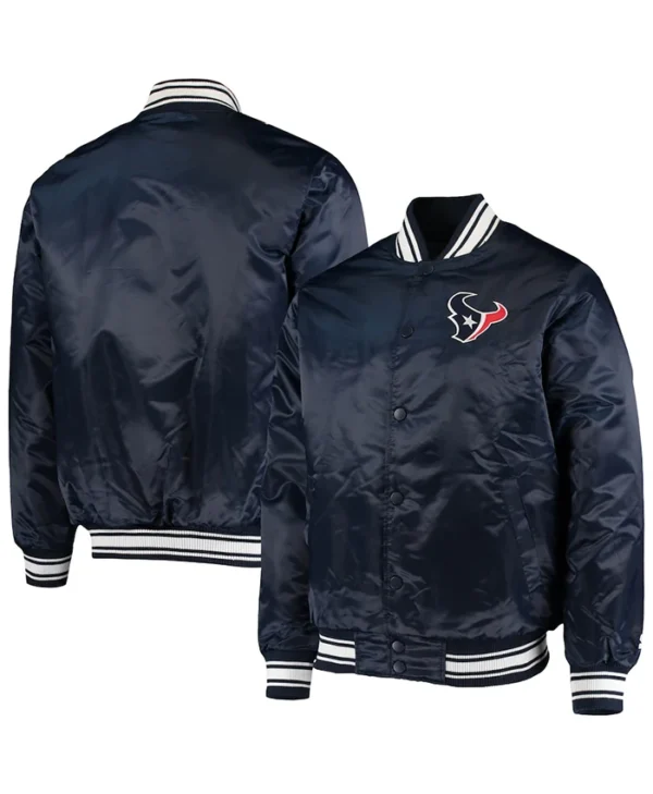 NFL Houston Texans Satin Varsity Jacket
