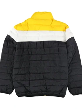 NFL Mens Pittsburgh Steelers Puffer Zip Jacket Back