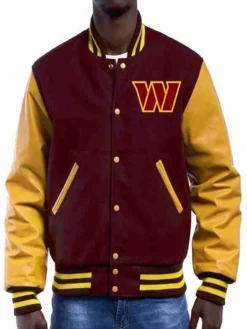 NFL Washington Commanders Wool Varsity Jacket