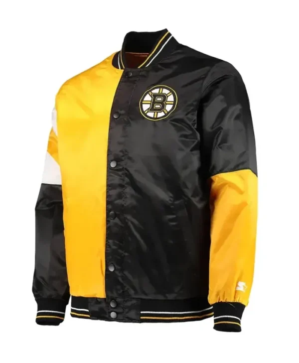 NHL Boston Bruins The Leader Black and Yellow Jacket
