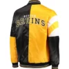 NHL Boston Bruins The Leader Black and Yellow Jacket Back