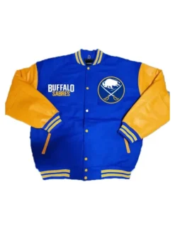 NHL Buffalo Sabres Blue Wool Varsity Jacket
