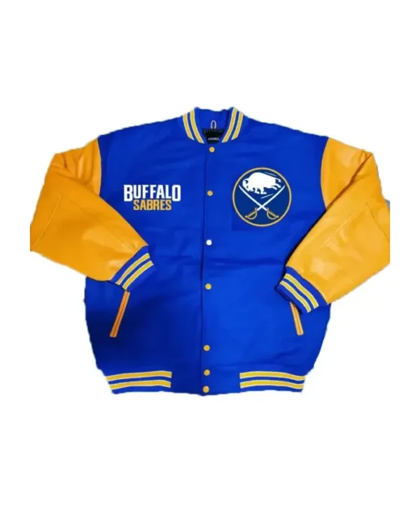 NHL Buffalo Sabres Blue Wool Varsity Jacket