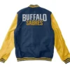 NHL Buffalo Sabres Wool Letterman Varsity Jacket Back
