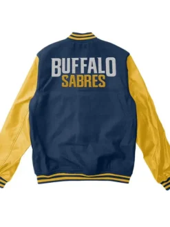 NHL Buffalo Sabres Wool Letterman Varsity Jacket Back