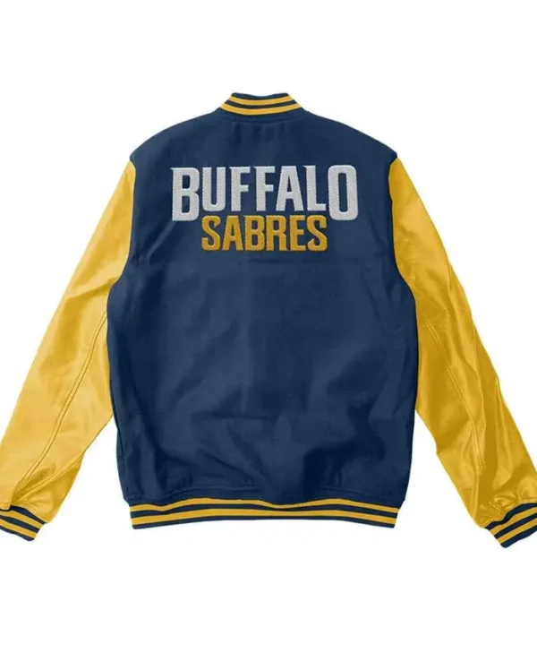 NHL Buffalo Sabres Wool Letterman Varsity Jacket Back