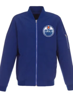 NHL Edmonton Oilers Blue Bomber Jacket