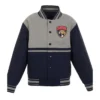 NHL Florida Panthers Youth Poly Twill Varsity Jacket