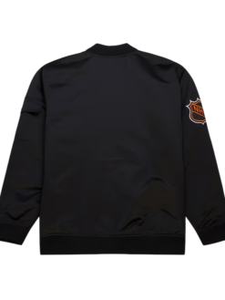 NHL Los Angeles Kings Black Vintage Bomber Jacket Back