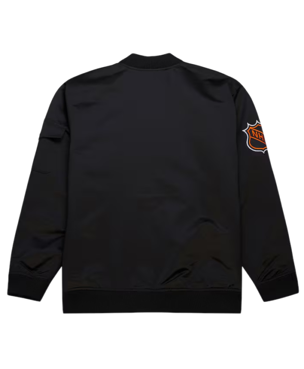 NHL Los Angeles Kings Black Vintage Bomber Jacket Back