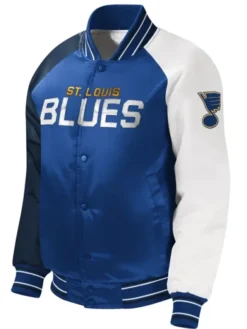 NHL St Louis Blues Starter Satin Varsity Jacket
